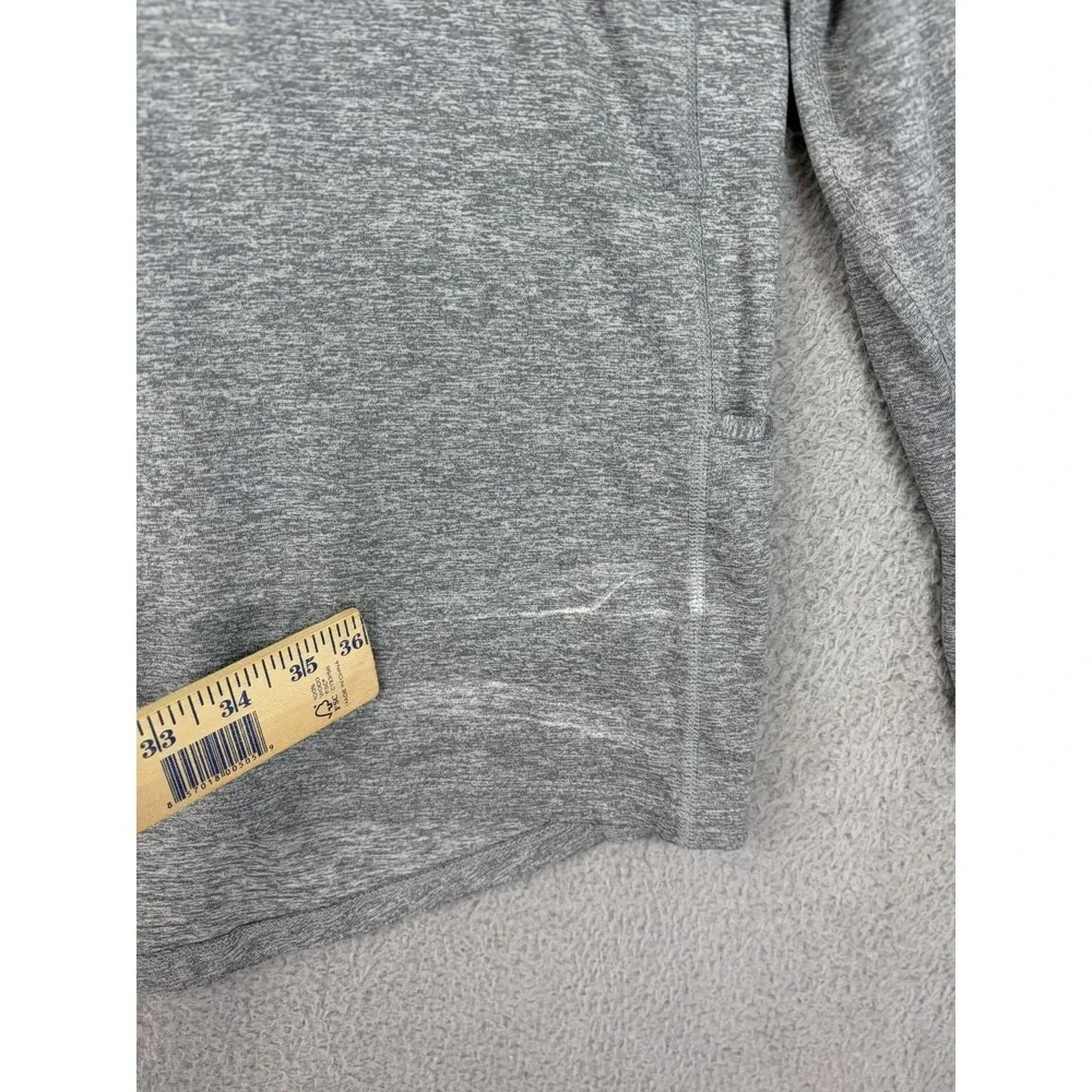 Nike Running Shirt Mens Medium Gray Dri-FIT Long Sleeve Athletic Tee Top Mens